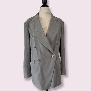 Vintage Escada Double Breasted Blazer 42